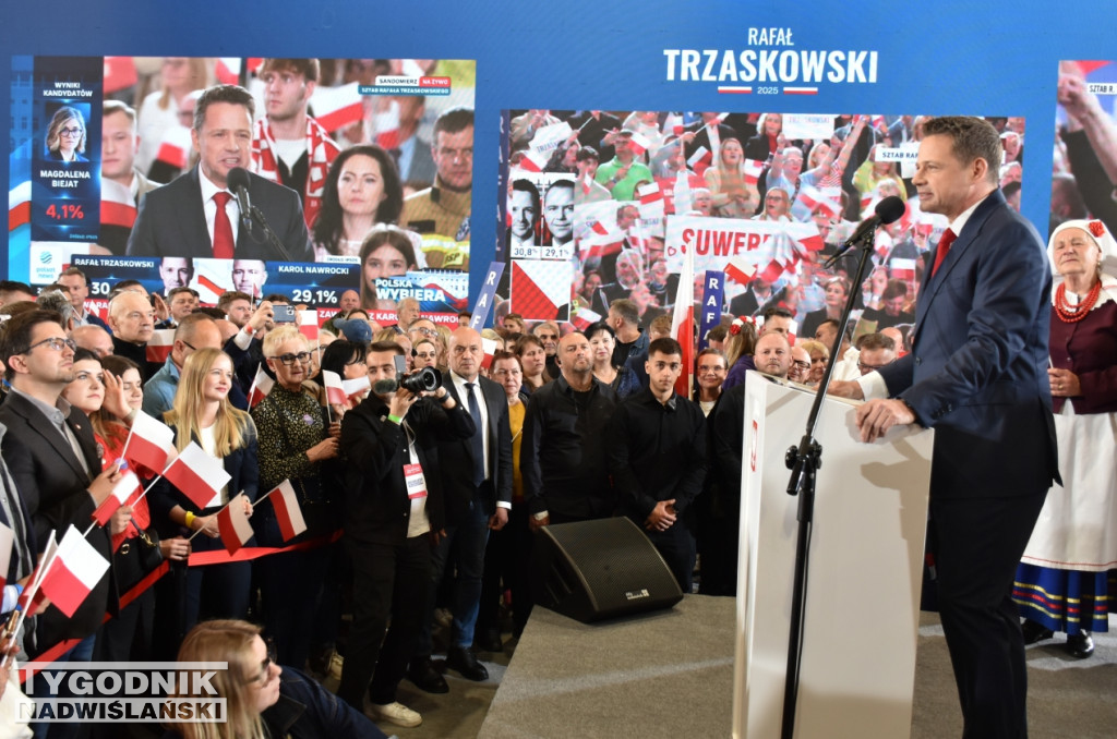 Wieczór wyborczy R. Trzaskowskiego w Sandomierzu