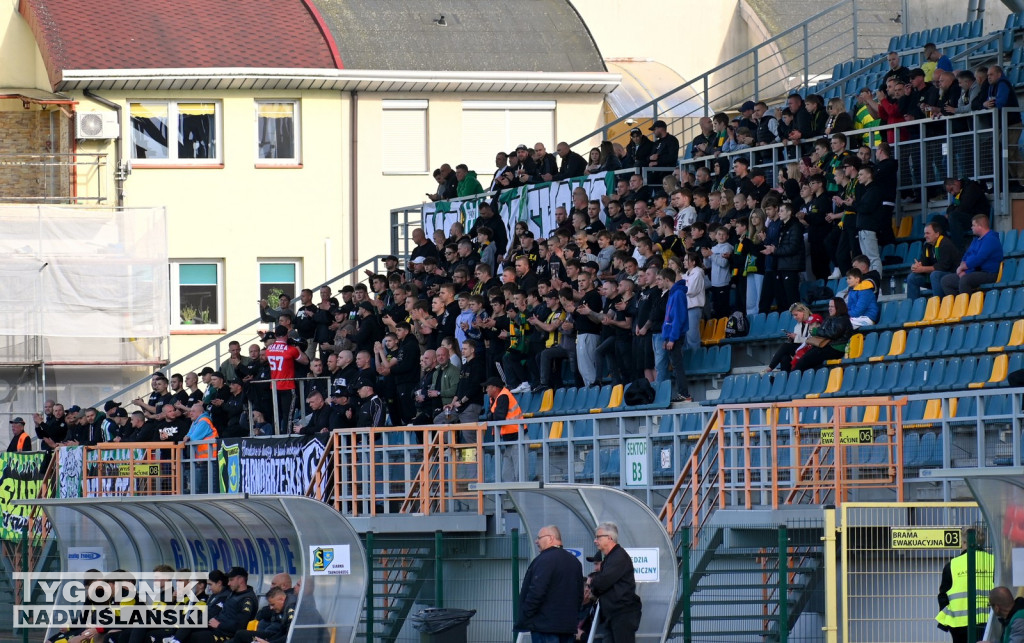 Zdjęcia kibiców mecz Siarka - Wisłoka
