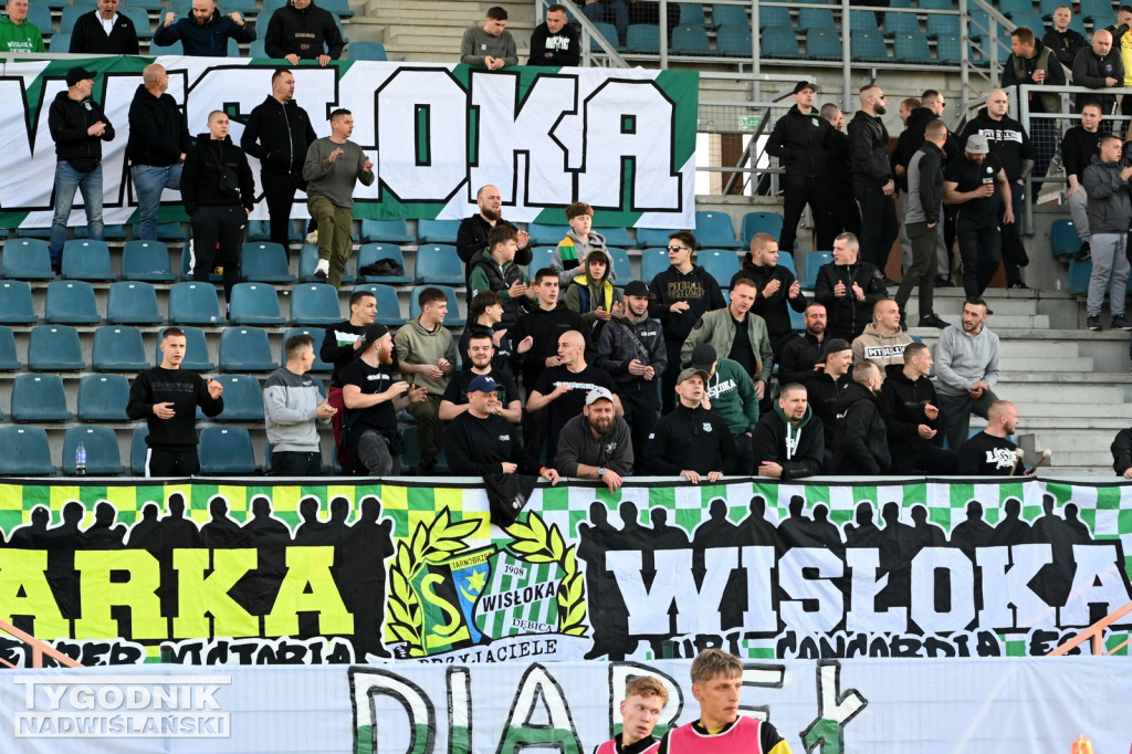 Zdjęcia kibiców mecz Siarka - Wisłoka
