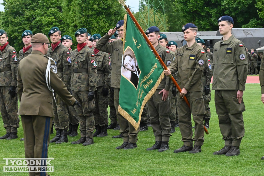 Przysięga terytorialsów w Gorzycach