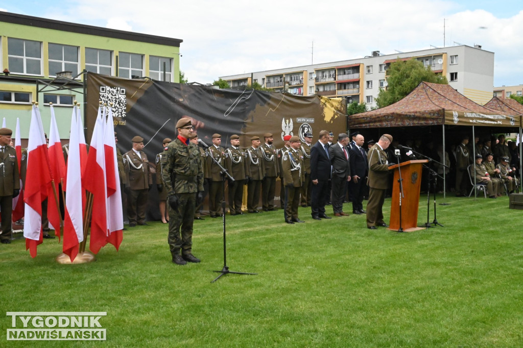 Przysięga terytorialsów w Gorzycach