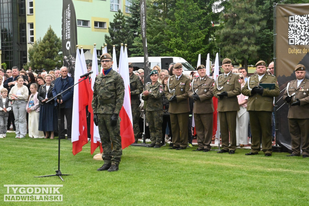 Przysięga terytorialsów w Gorzycach