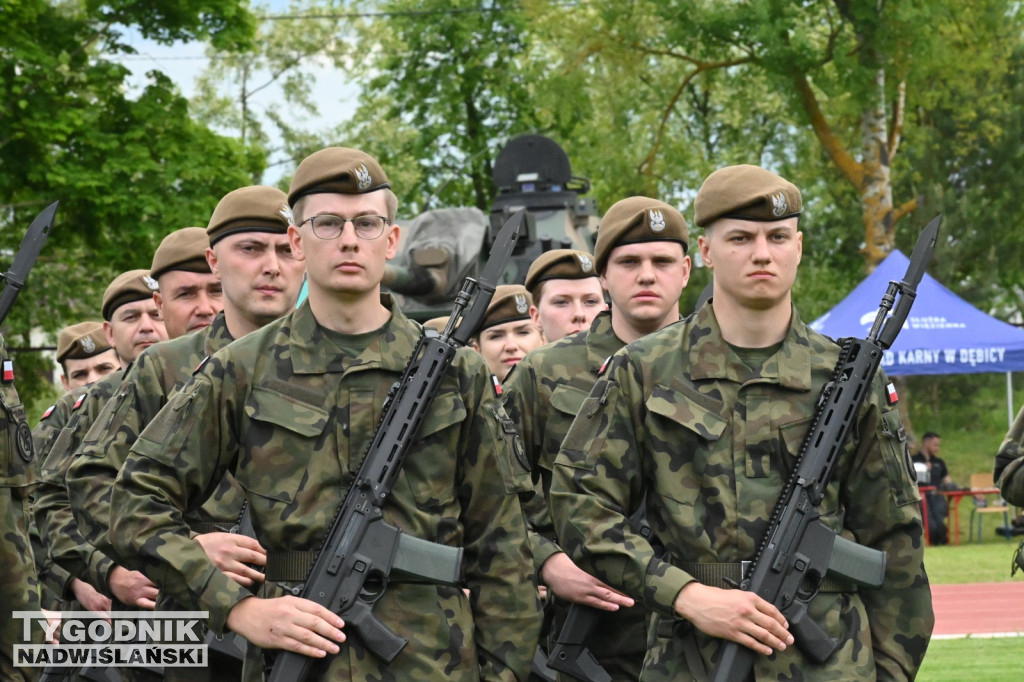 Przysięga terytorialsów w Gorzycach