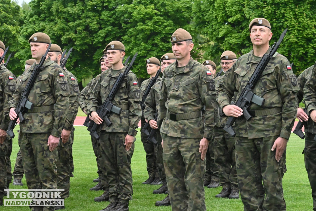 Przysięga terytorialsów w Gorzycach