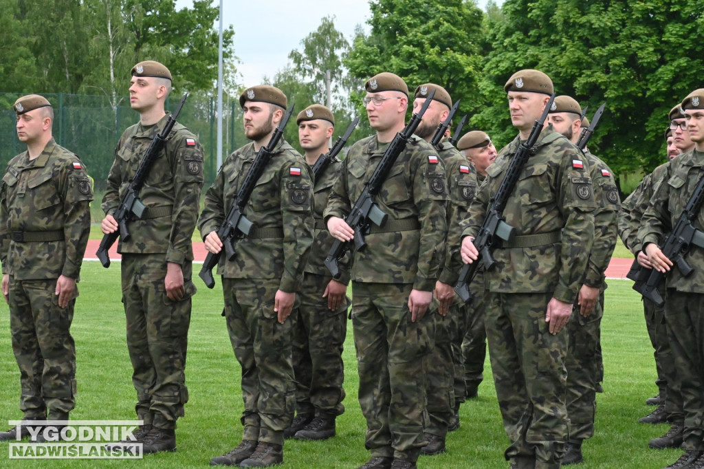 Przysięga terytorialsów w Gorzycach