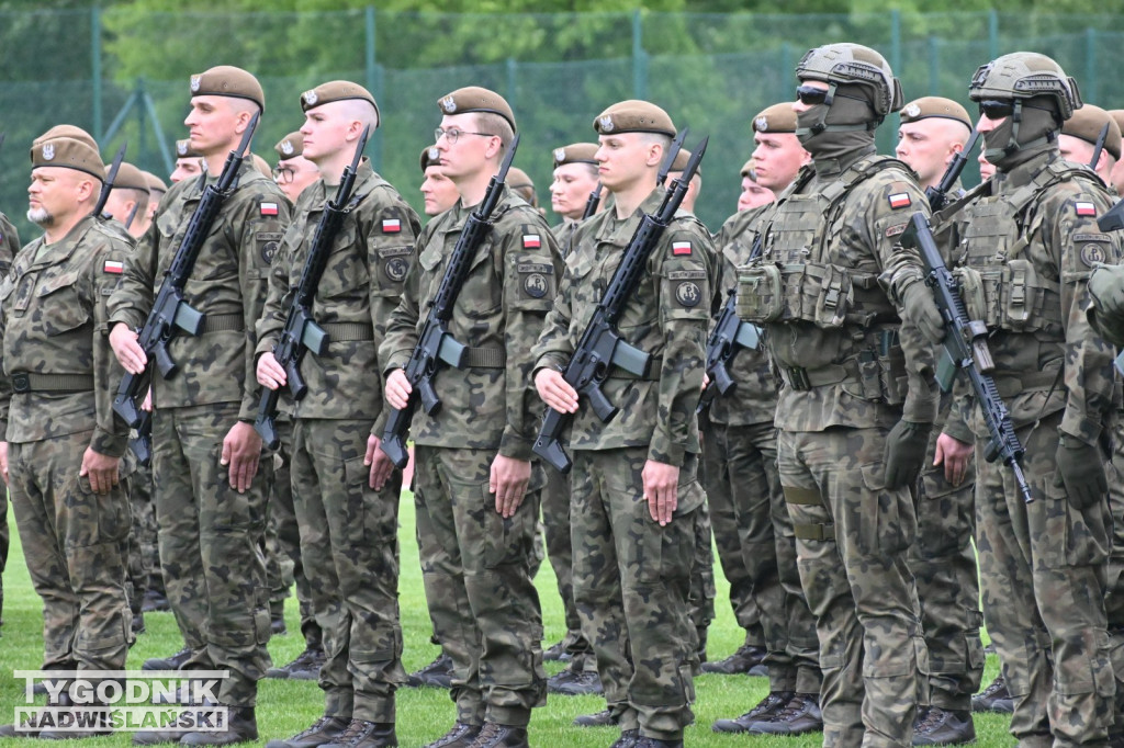 Przysięga terytorialsów w Gorzycach