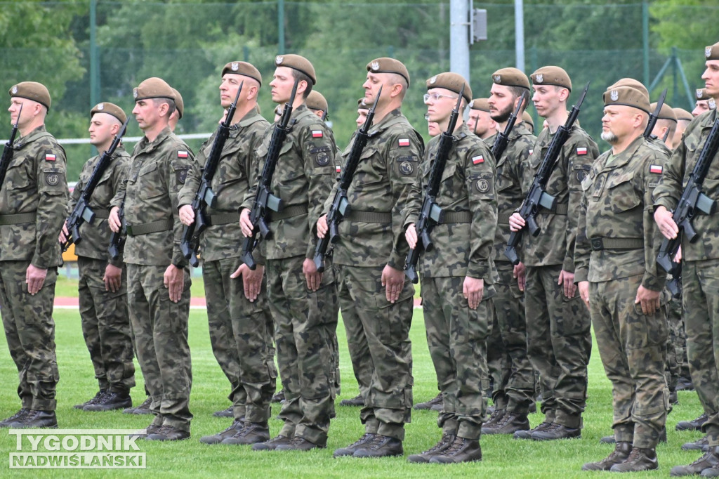 Przysięga terytorialsów w Gorzycach