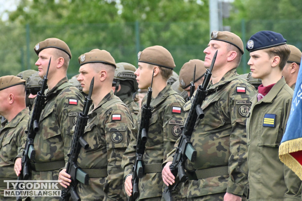 Przysięga terytorialsów w Gorzycach