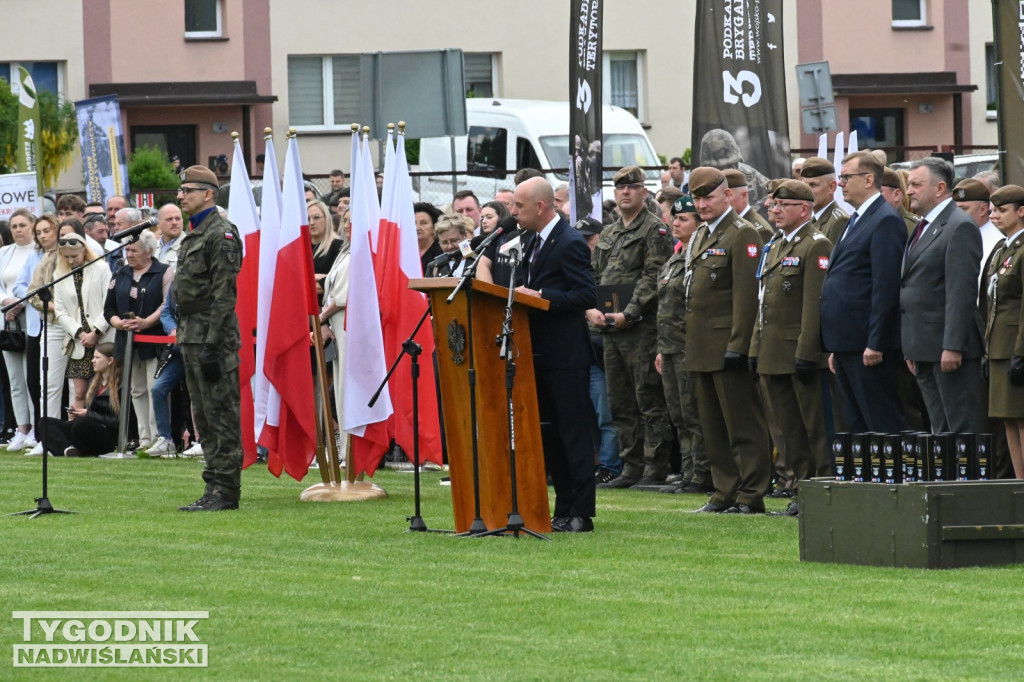 Przysięga terytorialsów w Gorzycach