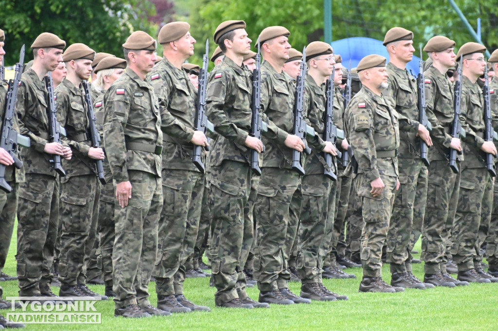 Przysięga terytorialsów w Gorzycach