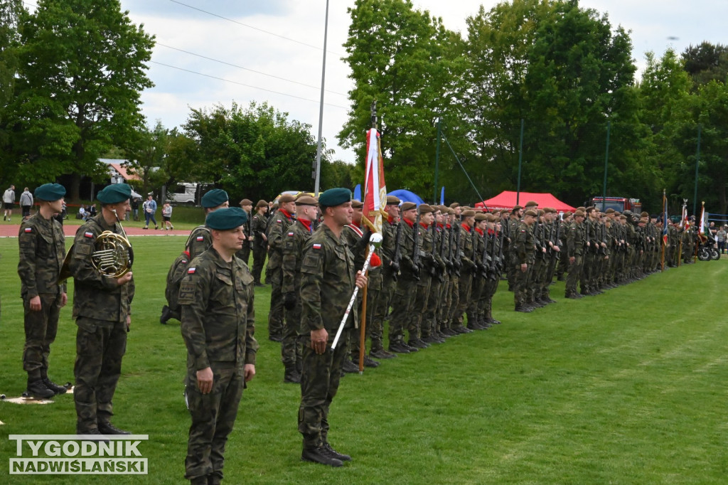 Przysięga terytorialsów w Gorzycach