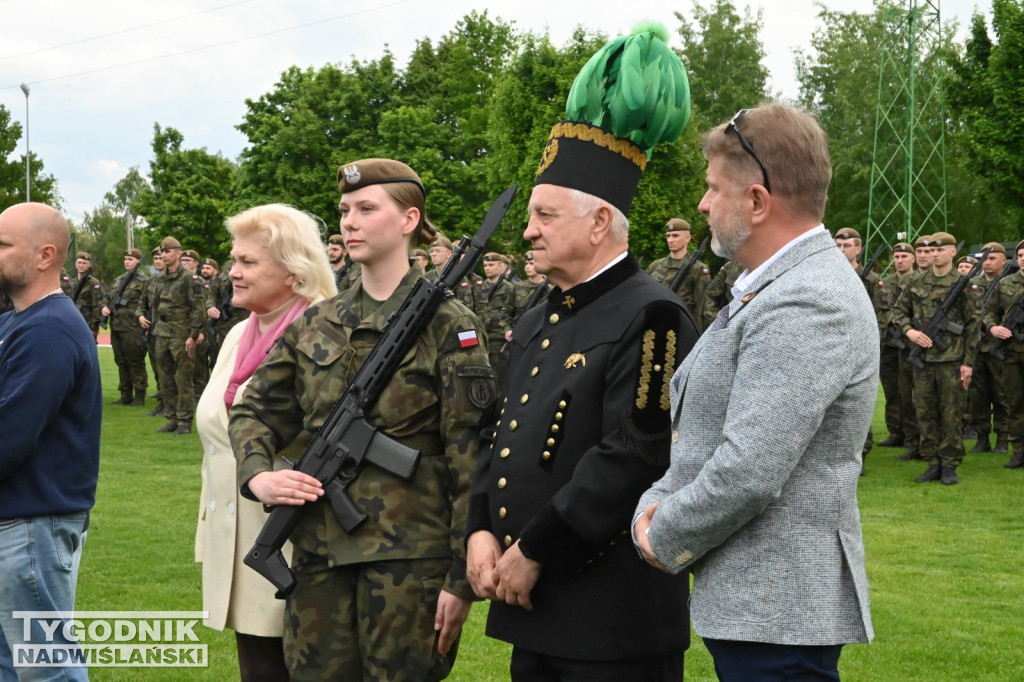 Przysięga terytorialsów w Gorzycach
