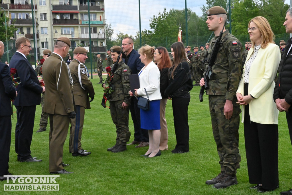 Przysięga terytorialsów w Gorzycach