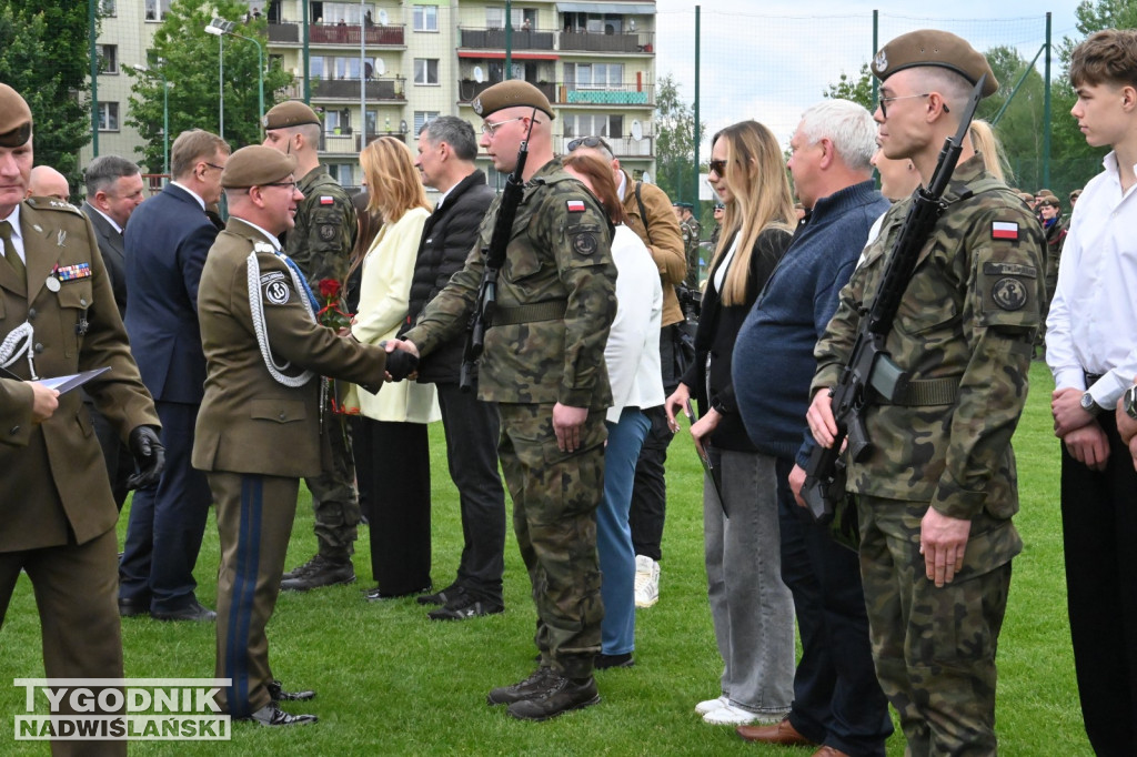 Przysięga terytorialsów w Gorzycach