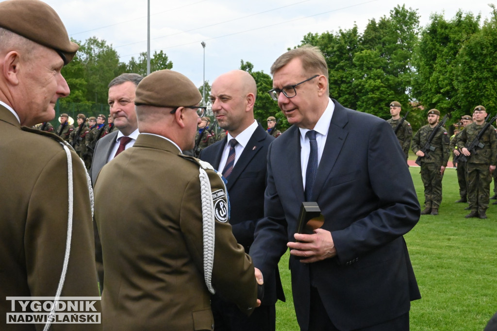 Przysięga terytorialsów w Gorzycach