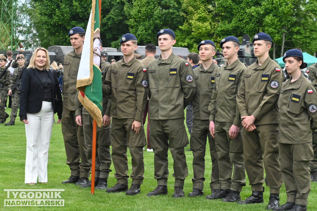 Przysięga terytorialsów w Gorzycach