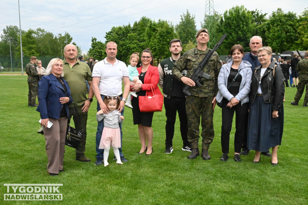 Przysięga terytorialsów w Gorzycach