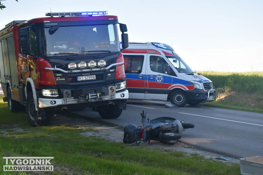 Wypadek w Chmielowie