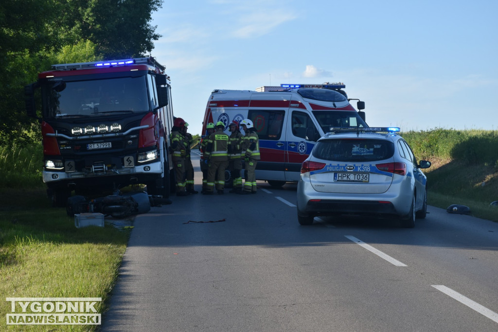 Wypadek w Chmielowie