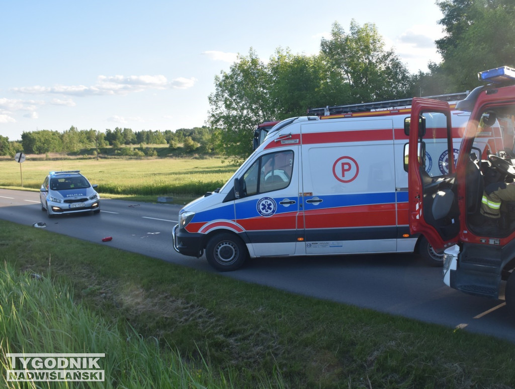 Wypadek w Chmielowie