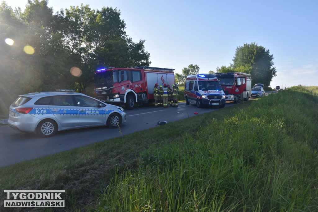 Wypadek w Chmielowie