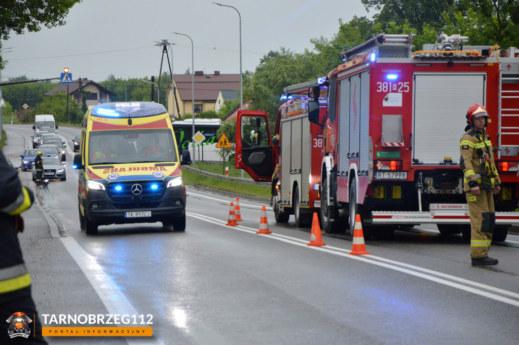 Wypadek w Trześni