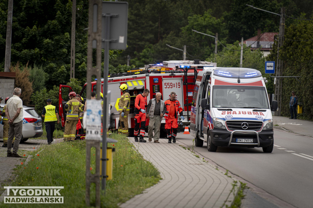 Wypadek w Pysznicy