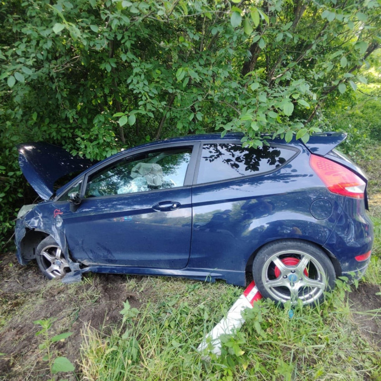 Wypadek na drodze wojewódzkiej w Połańcu