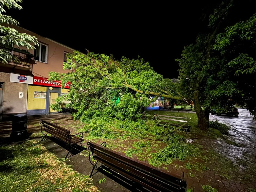 Burza szalała nad Staszowem