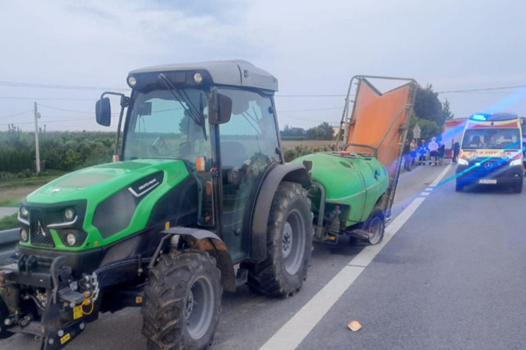 Wypadek na DK77 w powiecie sandomierskim