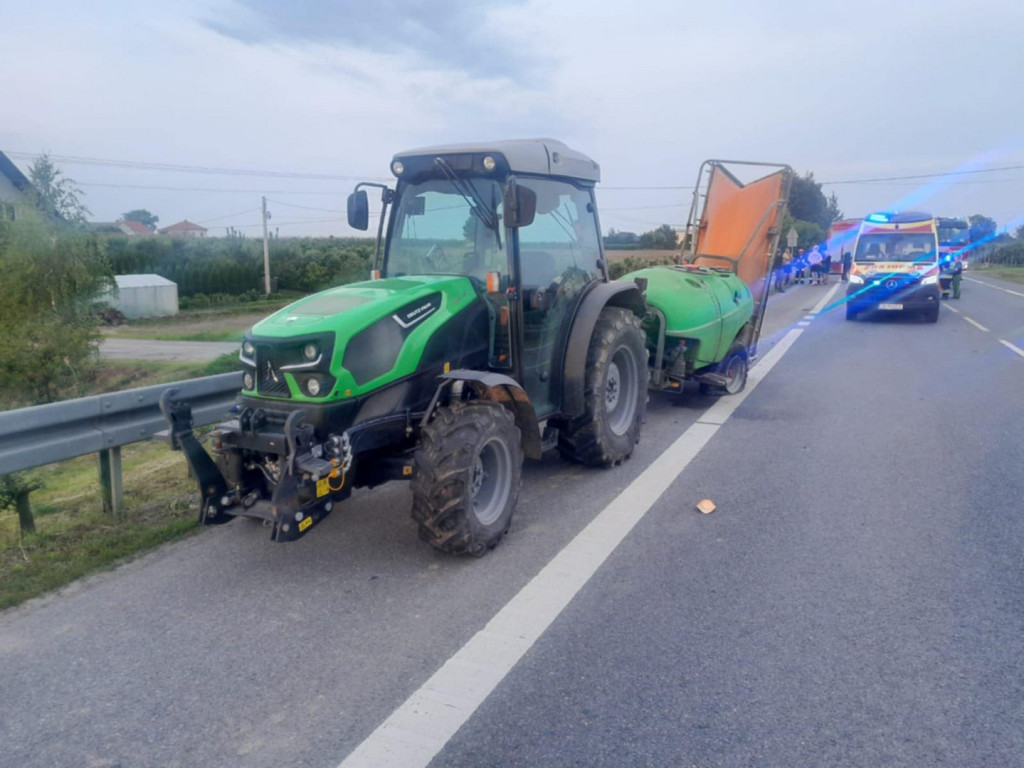 Wypadek na DK77 w powiecie sandomierskim