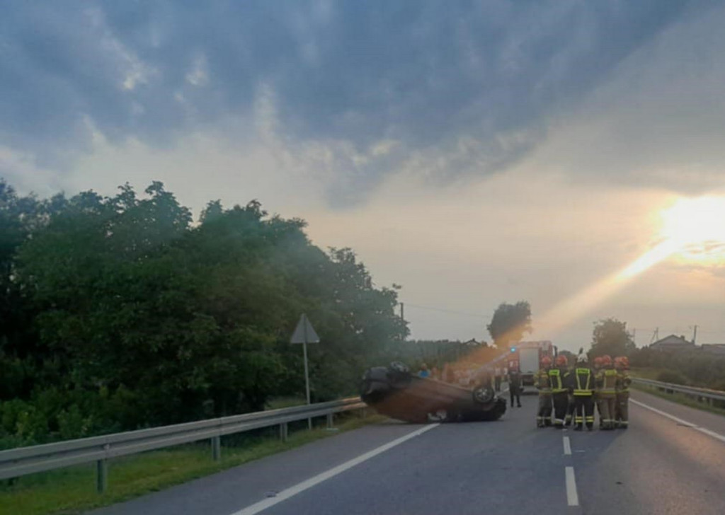 Wypadek na DK77 w powiecie sandomierskim