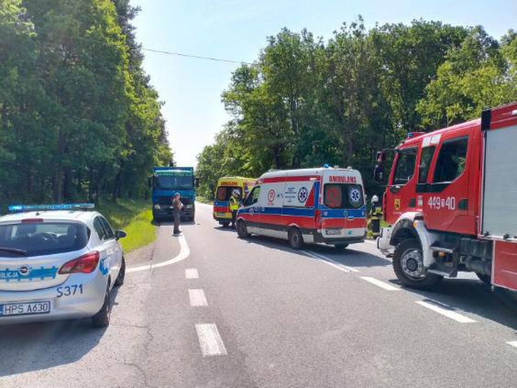 Wypadek na DK74 (12.06.25 r.)