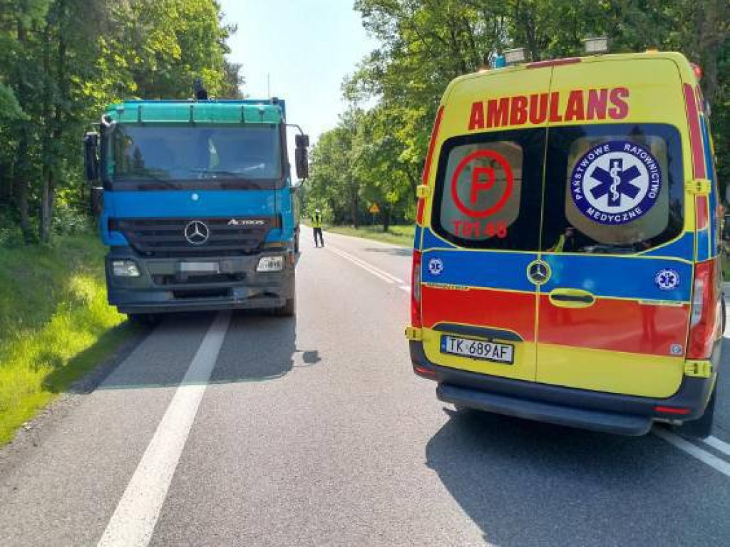 Wypadek na DK74 (12.06.25 r.)