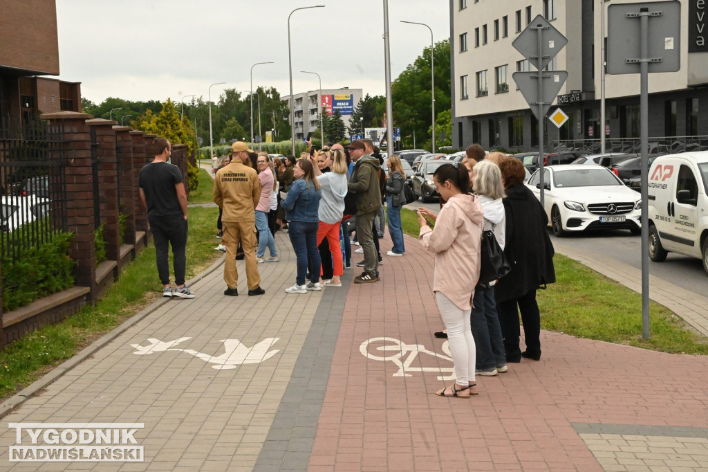 Akcja strażaków w tarnobrzeskim sądzie