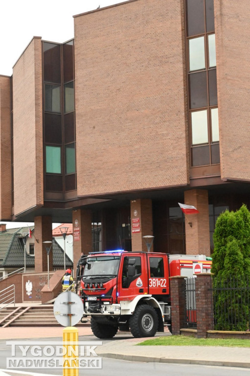 Akcja strażaków w tarnobrzeskim sądzie
