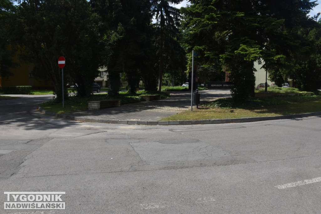 Rondo na Pl. Tysiąclecia w Tarnobrzegu