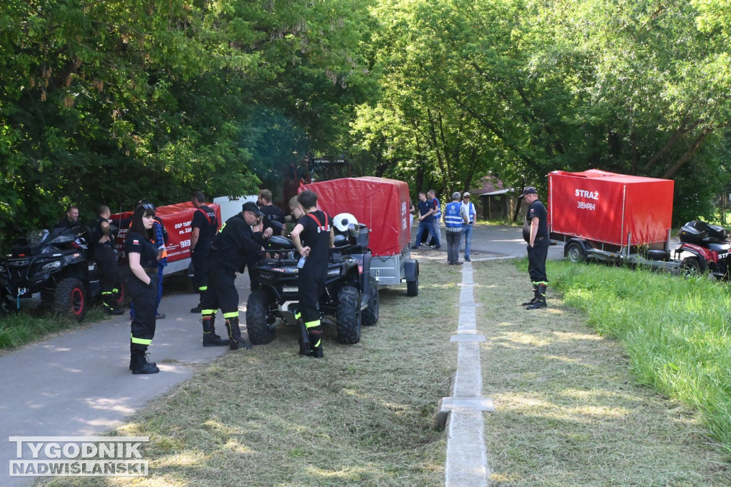 Ćwiczenia w rejonie promu w Tarnobrzegu