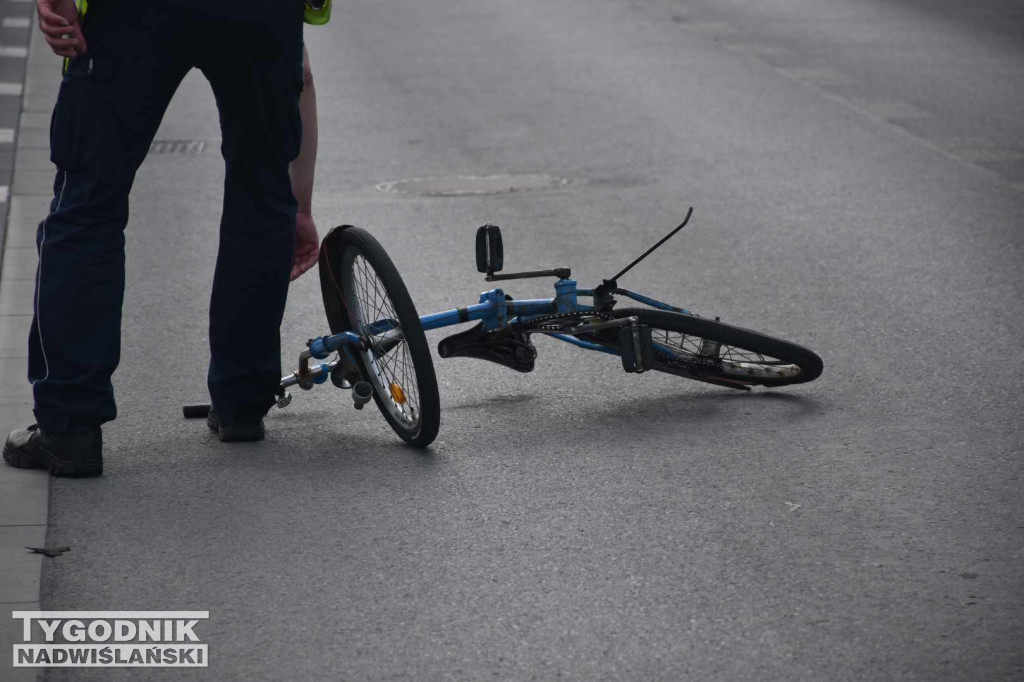 Potrącenie rowerzysty w Tarnobrzegu