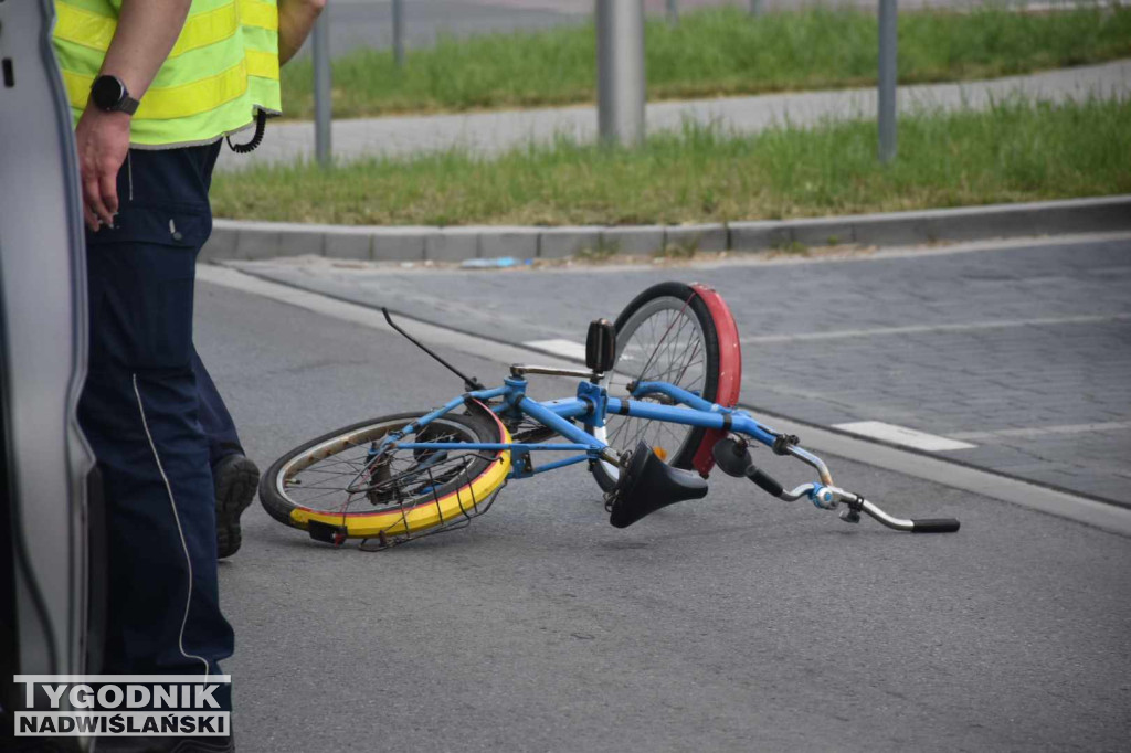 Potrącenie rowerzysty w Tarnobrzegu