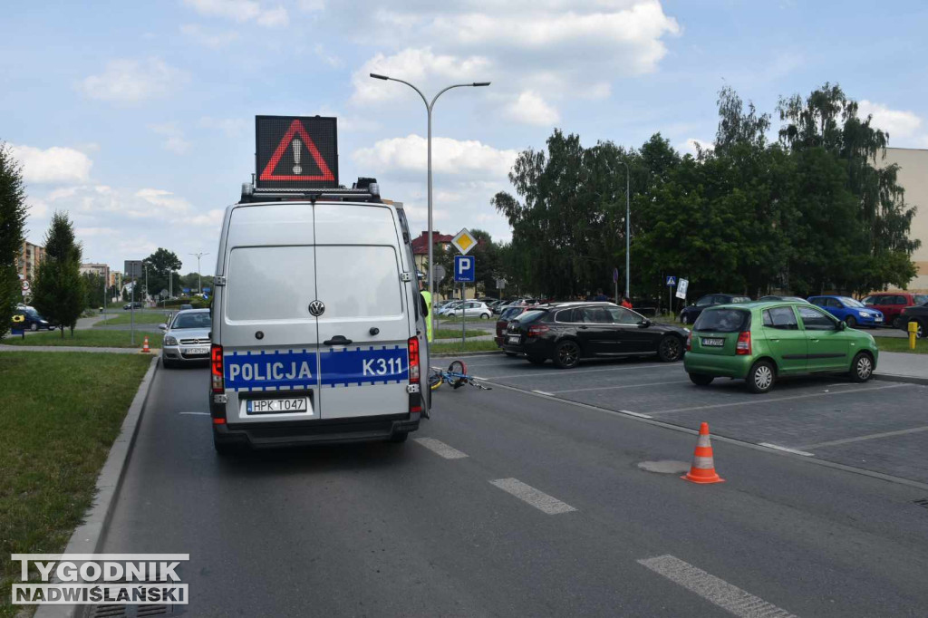 Potrącenie rowerzysty w Tarnobrzegu