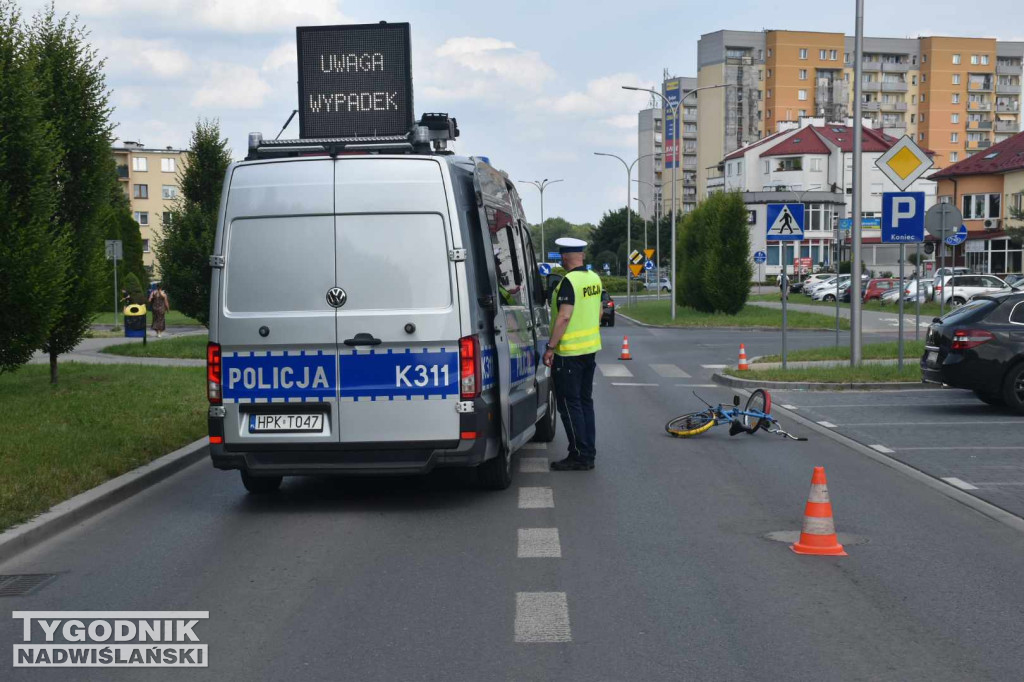 Potrącenie rowerzysty w Tarnobrzegu