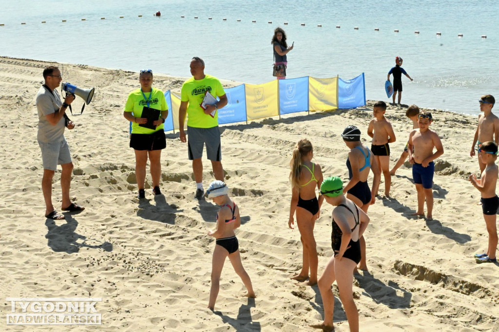 Triathlon Kids 2025 nad Jeziorem Tarnobrzeskim