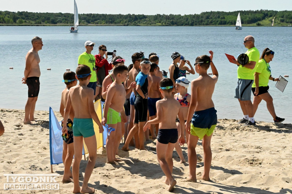 Triathlon Kids 2025 nad Jeziorem Tarnobrzeskim