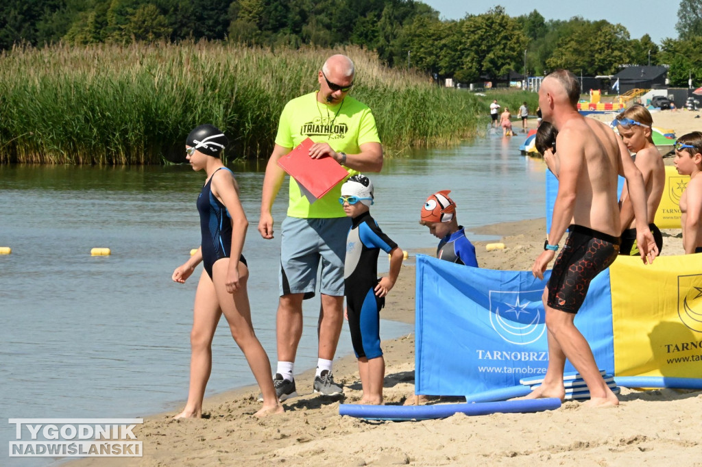 Triathlon Kids 2025 nad Jeziorem Tarnobrzeskim