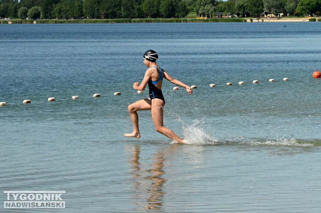 Triathlon Kids 2025 nad Jeziorem Tarnobrzeskim