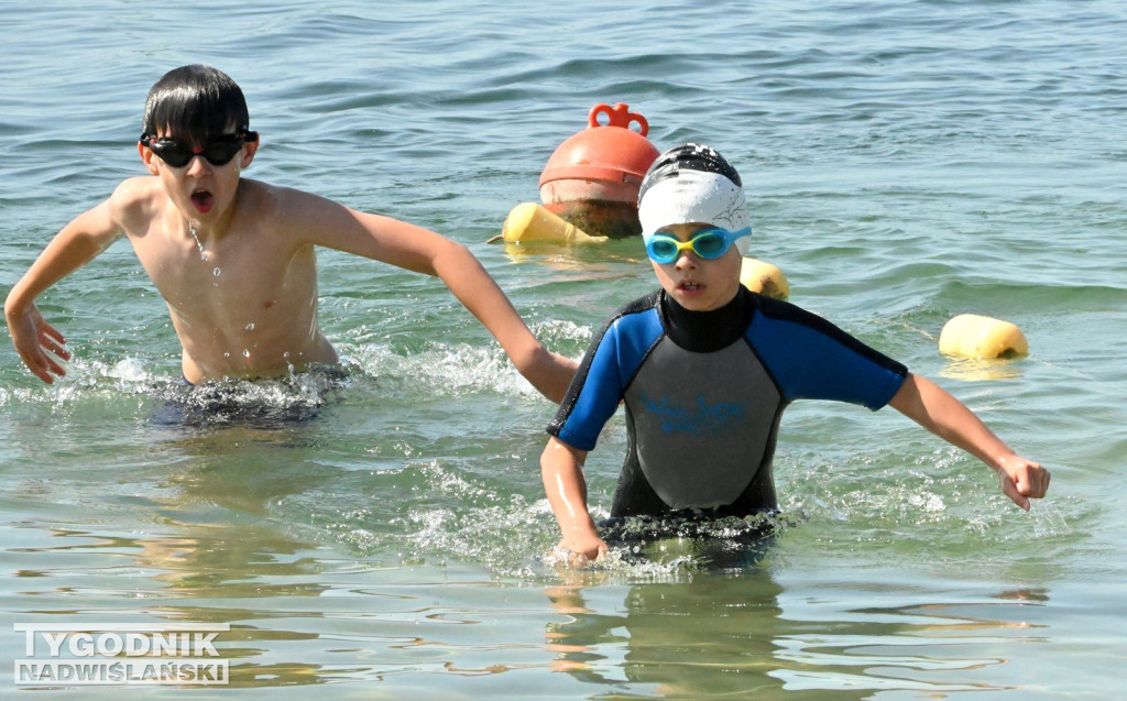 Triathlon Kids 2025 nad Jeziorem Tarnobrzeskim