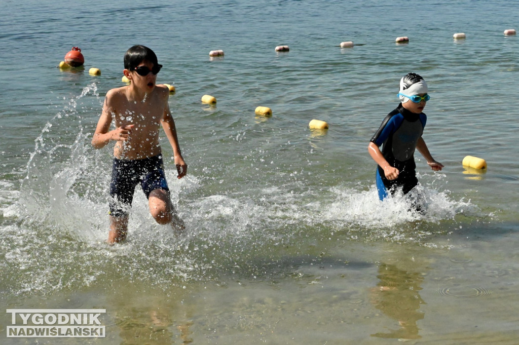 Triathlon Kids 2025 nad Jeziorem Tarnobrzeskim
