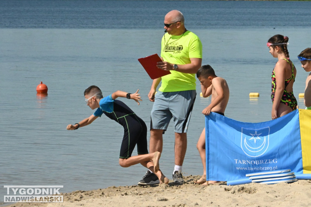 Triathlon Kids 2025 nad Jeziorem Tarnobrzeskim
