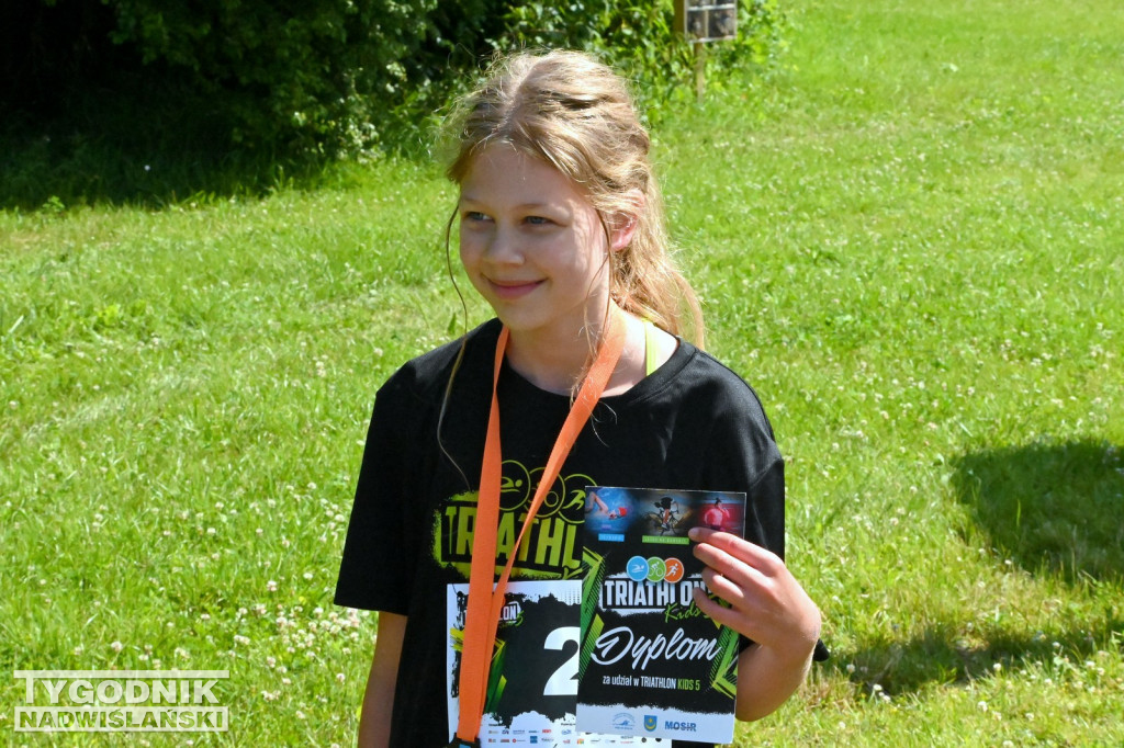 Triathlon Kids 2025 nad Jeziorem Tarnobrzeskim